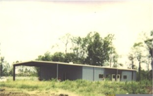 Construction photos of current post. The porch in this photo is now the room that the Auxiliary added.